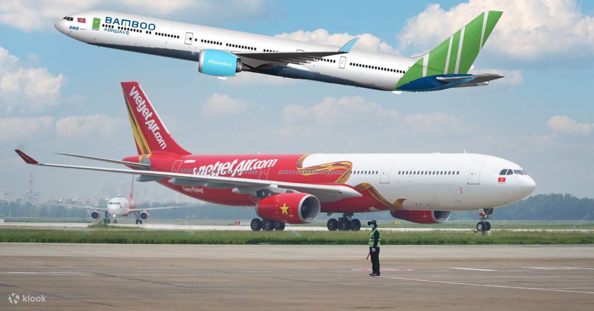 Vietjet Air 및 Bamboo Airways로 하노이에서 푸꾸옥까지 비행 바우처(왕복) 클룩 Klook 한국